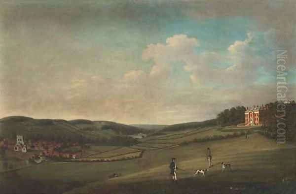 Shardeloes, Buckinghamshire Oil Painting by English School