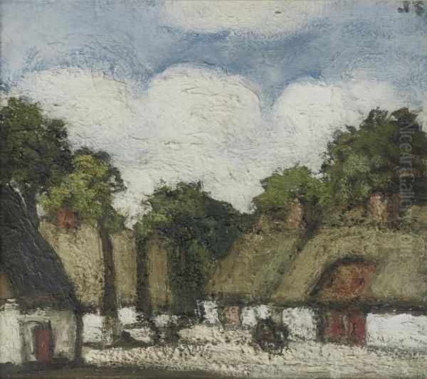 La Ferme: The Farm Oil Painting by Jakob Smits