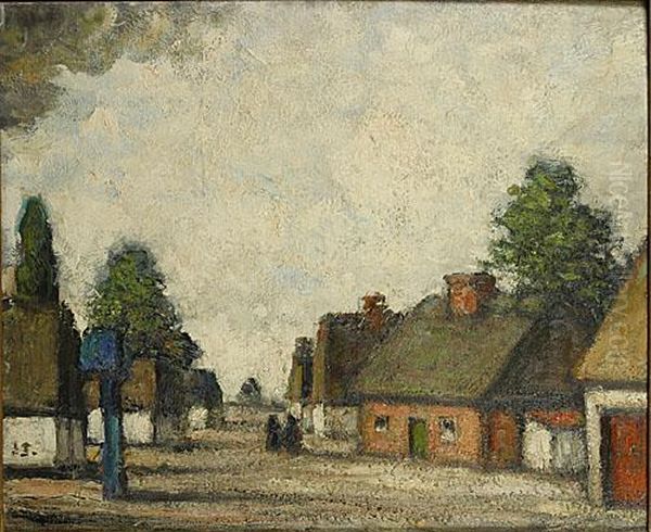 Het Blauwe Kapelletje. Oil Painting by Jakob Smits