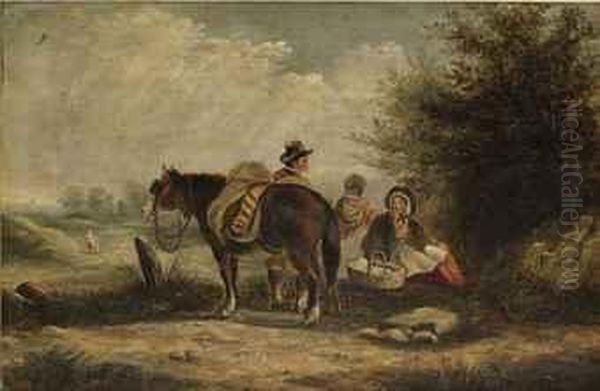 The Picnic Oil Painting by Edward Robert Smythe