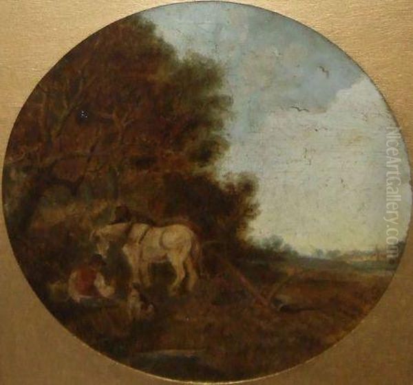 Midday Rest Oil Painting by Edward Robert Smythe