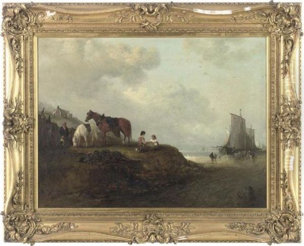 Bringing In The Catch Oil Painting by Edward Robert Smythe