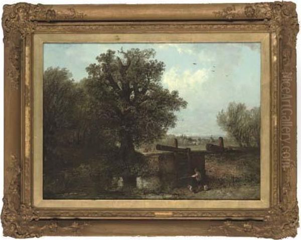 A Day's Fishing Oil Painting by Edward Robert Smythe