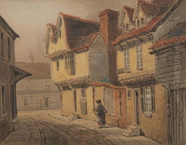 'on St Margarets Green' Oil Painting by Thomas Smythe