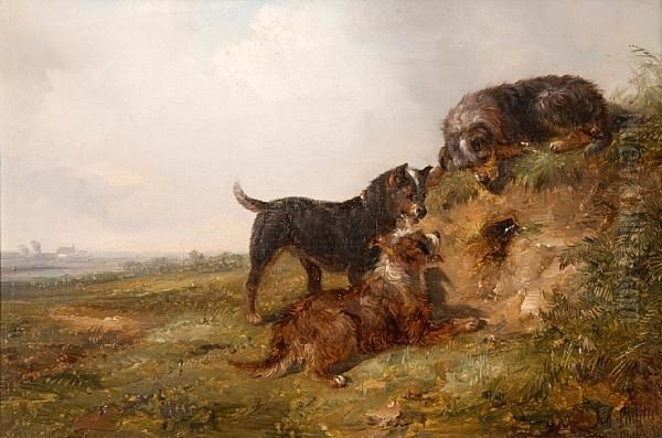 Waiting For The Prey Oil Painting by Thomas Smythe