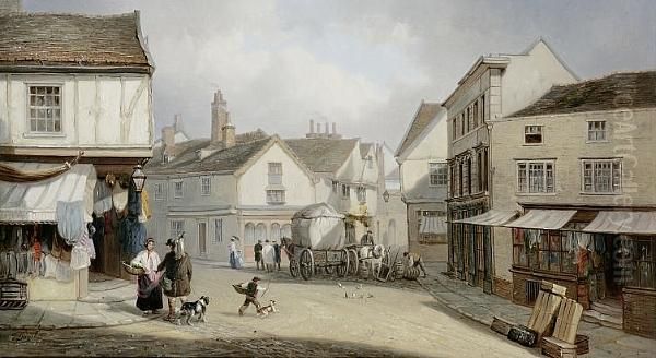 Silent Street, Ipswich Oil Painting by Thomas Smythe