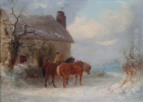 Signed Oil Painting by Thomas Smythe