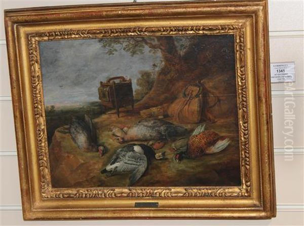 Dead Game, A Satchel And A Quiver Oil Painting by Frans Snyders