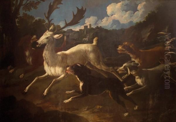 La Caccia Al Cervo Oil Painting by Frans Snyders