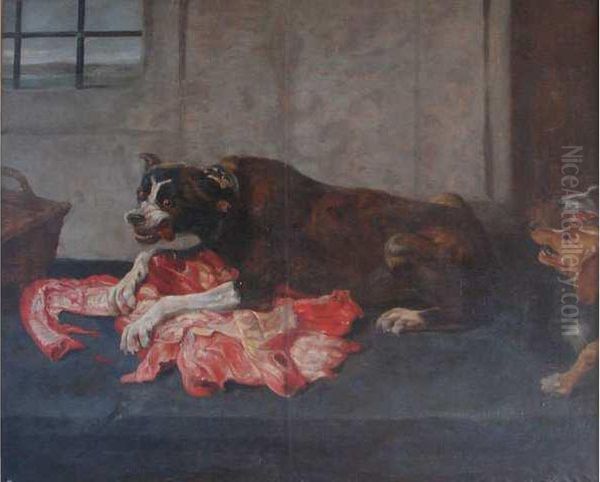 Chiens Devorant Un Quartier De 
Viande Toile 142 X 176 Cm Expert : Cabinet Turquin, Madame Chantal 
Mauduit Oil Painting by Frans Snyders