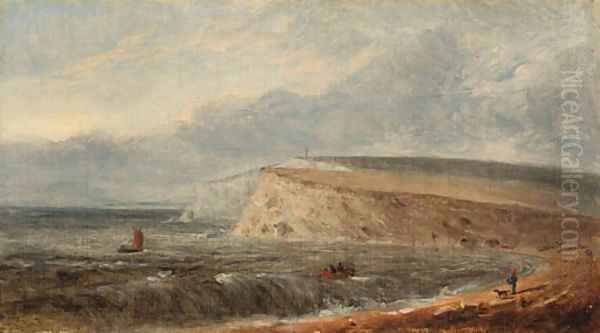 A View of Weymouth Oil Painting by English School