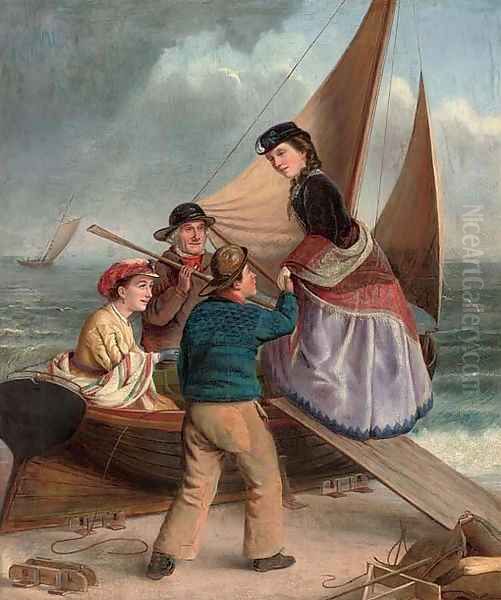 An excursion Oil Painting by English School