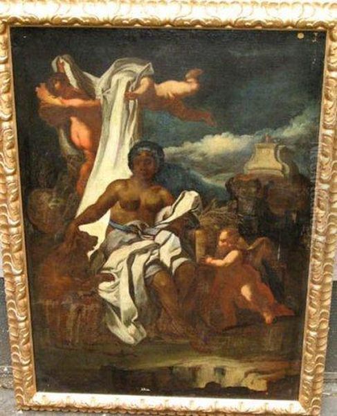 Allegory Of Africa Oil Painting by Francesco Solimena