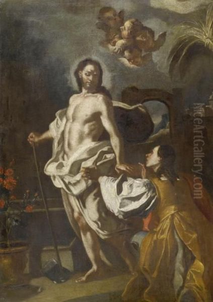 Noli Me Tangere Oil Painting by Francesco Solimena