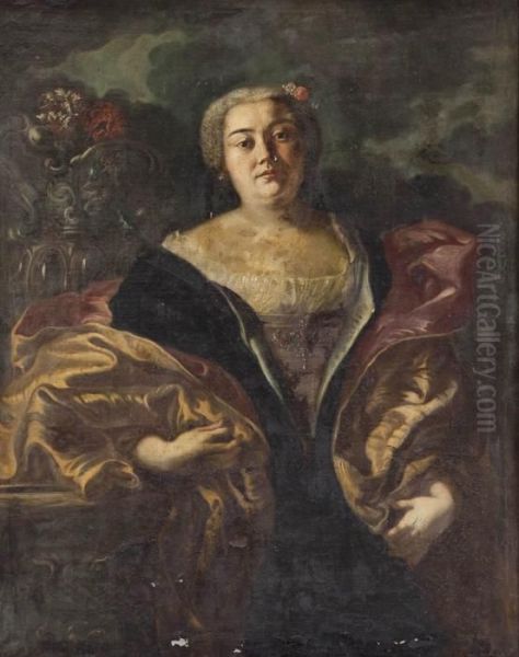 Ritratto Di Nobildonna Oil Painting by Francesco Solimena