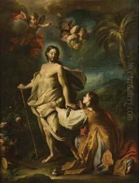 Noli Me Tangere Oil Painting by Francesco Solimena