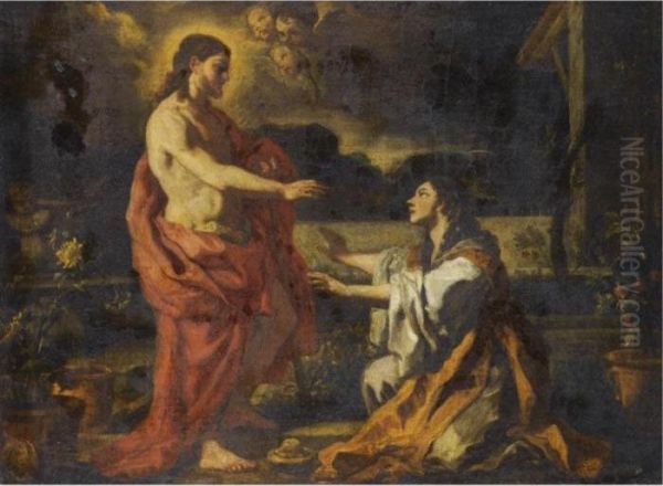 Noli Me Tangere Oil Painting by Francesco Solimena