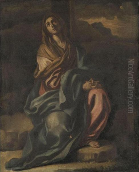 The Mater Dolorossa Oil Painting by Francesco Solimena