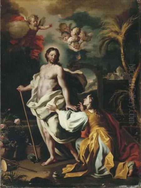 Noli Me Tangere Oil Painting by Francesco Solimena