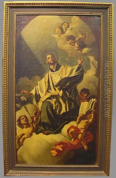 Apotheosis Of St. Anthony Oil Painting by Francesco Solimena