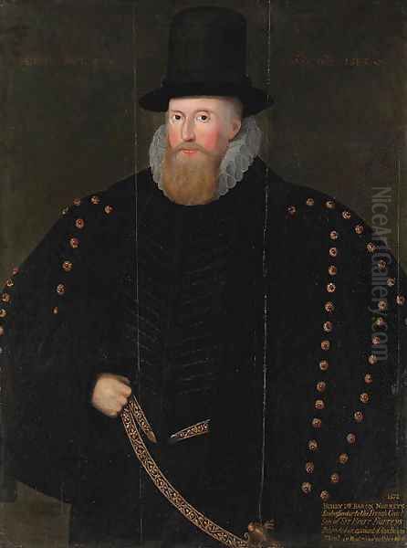 Portrait of Henry, 1st Baron Norris, of Rycote Oil Painting by English School