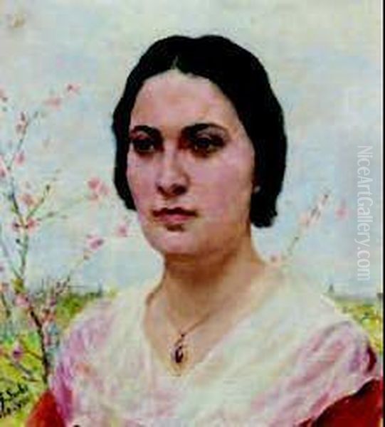 Ritratto Di Rosetta Mancini by Raffaelo Sorbi