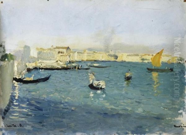 Venecia: Venice Oil Painting by Joaquin Sorolla Y Bastida