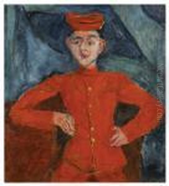 Le Chasseur De Chez Maxim's Oil Painting by Chaim Soutine