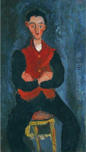 Le Valet De Chambre Oil Painting by Chaim Soutine