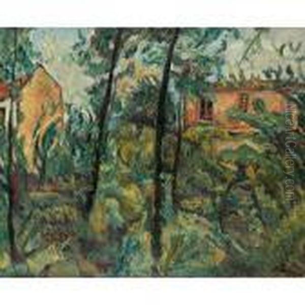 Paysage Oil Painting by Chaim Soutine