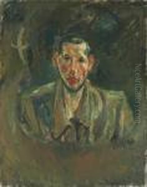 Autoportrait A La Barbe Oil Painting by Chaim Soutine