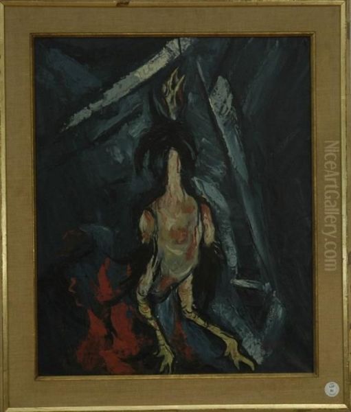 Le Poulet Oil Painting by Chaim Soutine