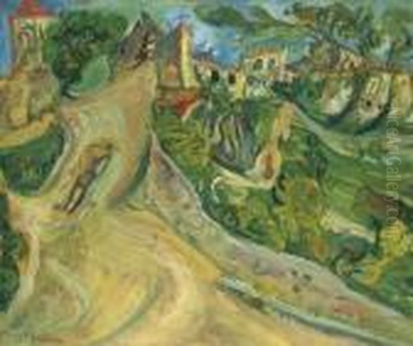 Paysage Oil Painting by Chaim Soutine