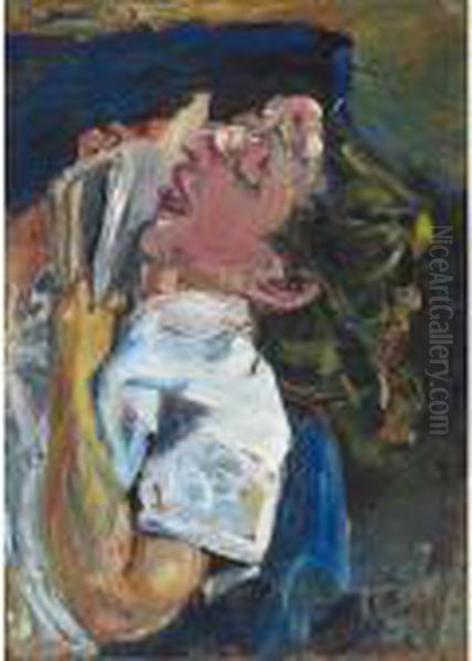 La Liseuse Endormie Oil Painting by Chaim Soutine