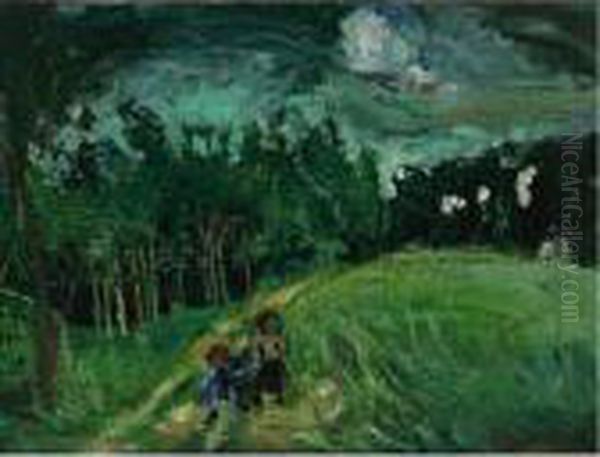 Paysage Oil Painting by Chaim Soutine