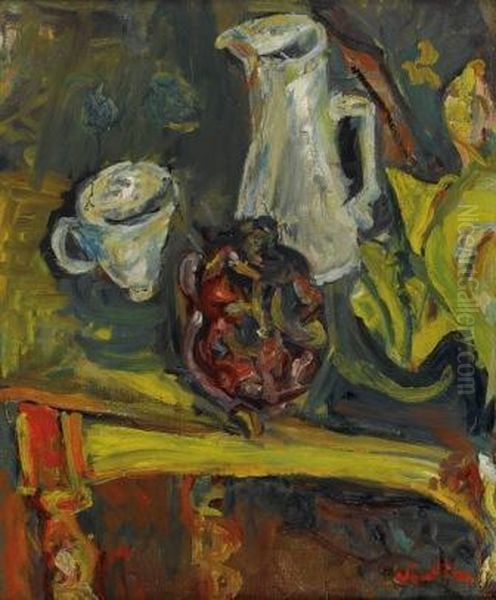 Nature Morte Au Chou Rouge Oil Painting by Chaim Soutine