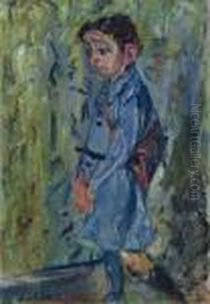 L'ecolier Bleu Oil Painting by Chaim Soutine