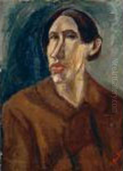 Self Portrait Oil Painting by Chaim Soutine