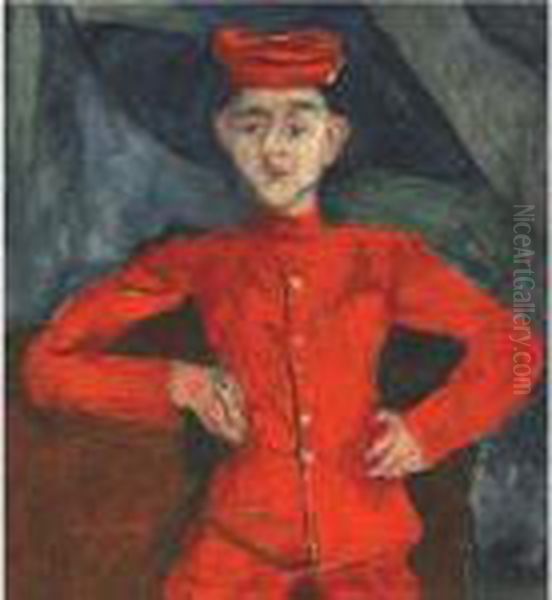 Le Chasseur De Chez Maxim's Oil Painting by Chaim Soutine