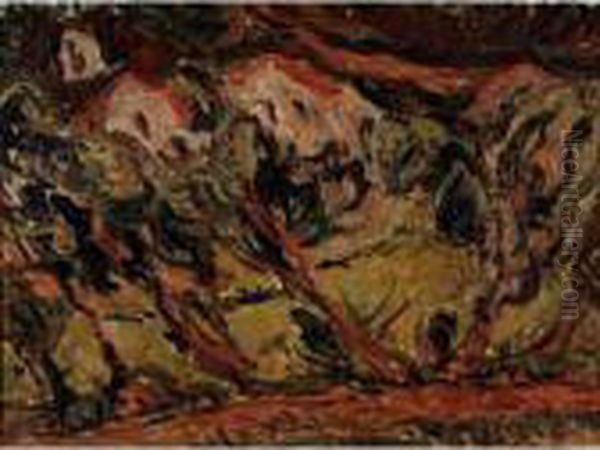 Paysage De Ceret Oil Painting by Chaim Soutine