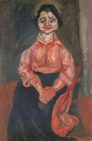 La Folle Oil Painting by Chaim Soutine