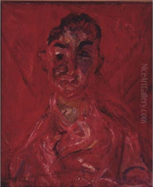 Le Garcon Boucher Oil Painting by Chaim Soutine