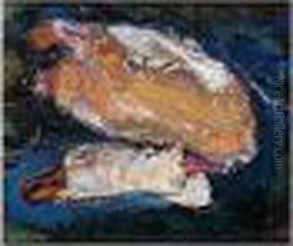 Oie Plumee Oil Painting by Chaim Soutine