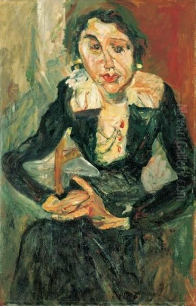 La Robe Verte Oil Painting by Chaim Soutine