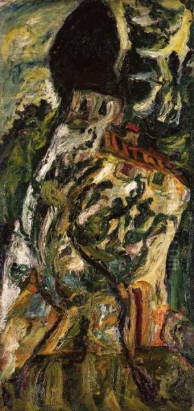 Le Petit Arbre Devant La Maison Oil Painting by Chaim Soutine