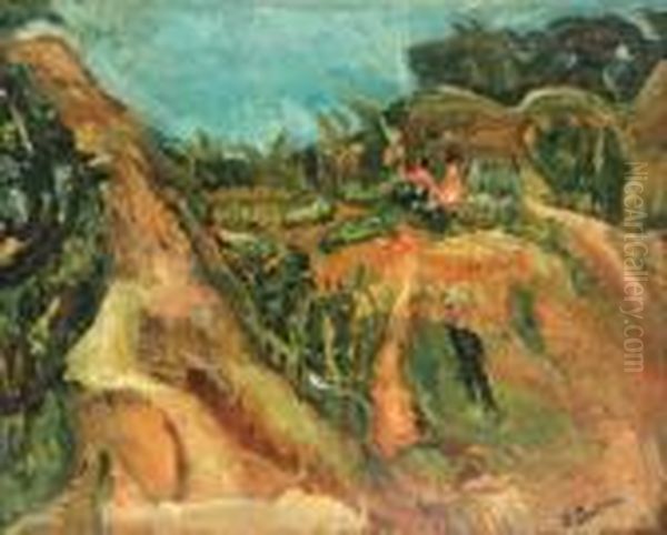 Paysage Du Midi Oil Painting by Chaim Soutine