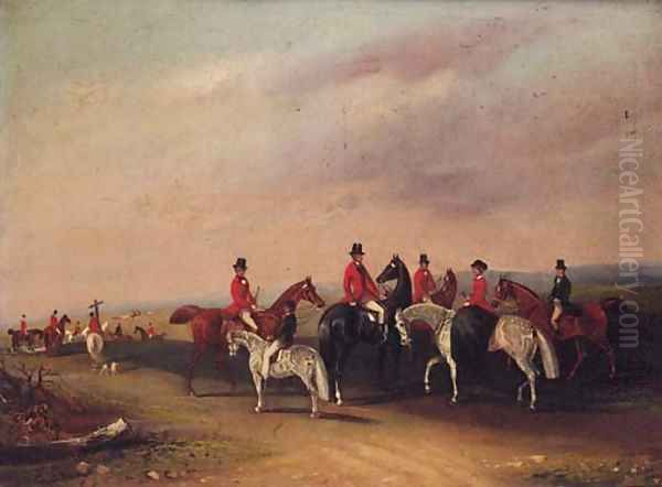 The Meet Oil Painting by English School