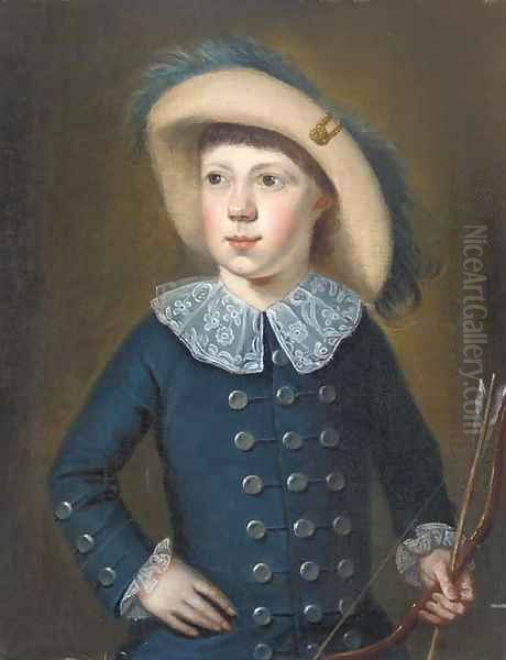 The young archer Oil Painting by English School