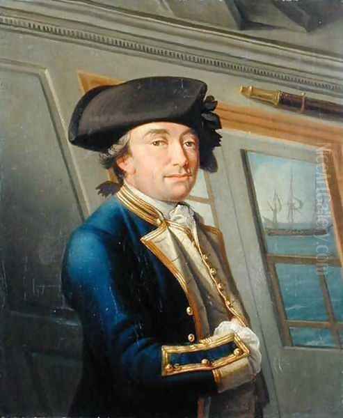 Portrait of Captain William Locker 1731-1800 1769 Oil Painting by Dominic Serres