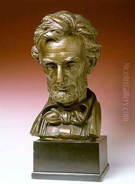 Abraham Lincoln Oil Painting by Augustus Saint-Gaudens